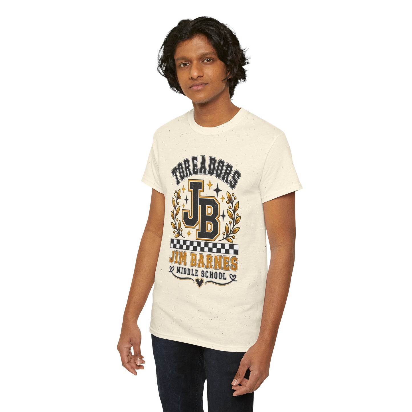 Toreadors JB Jim Barnes Middle School Tee — School Spirit Graphic T-Shirt