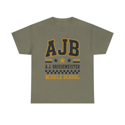 Middle School Custom Name Tee — AJB Briesemeister School Spirit Shirt