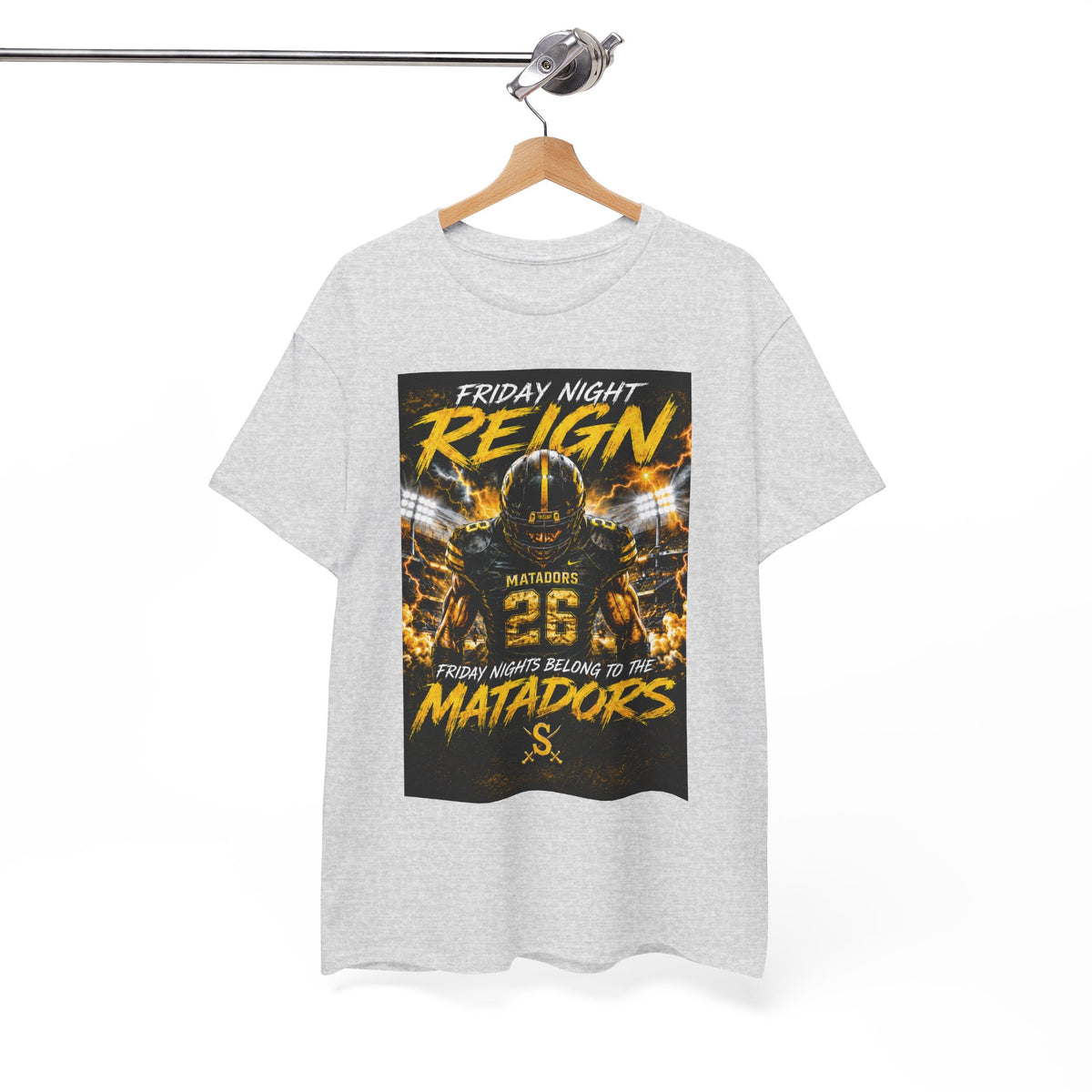 Friday Night Reign Matadors Football T‑Shirt — Team Spirit Game Day Tee