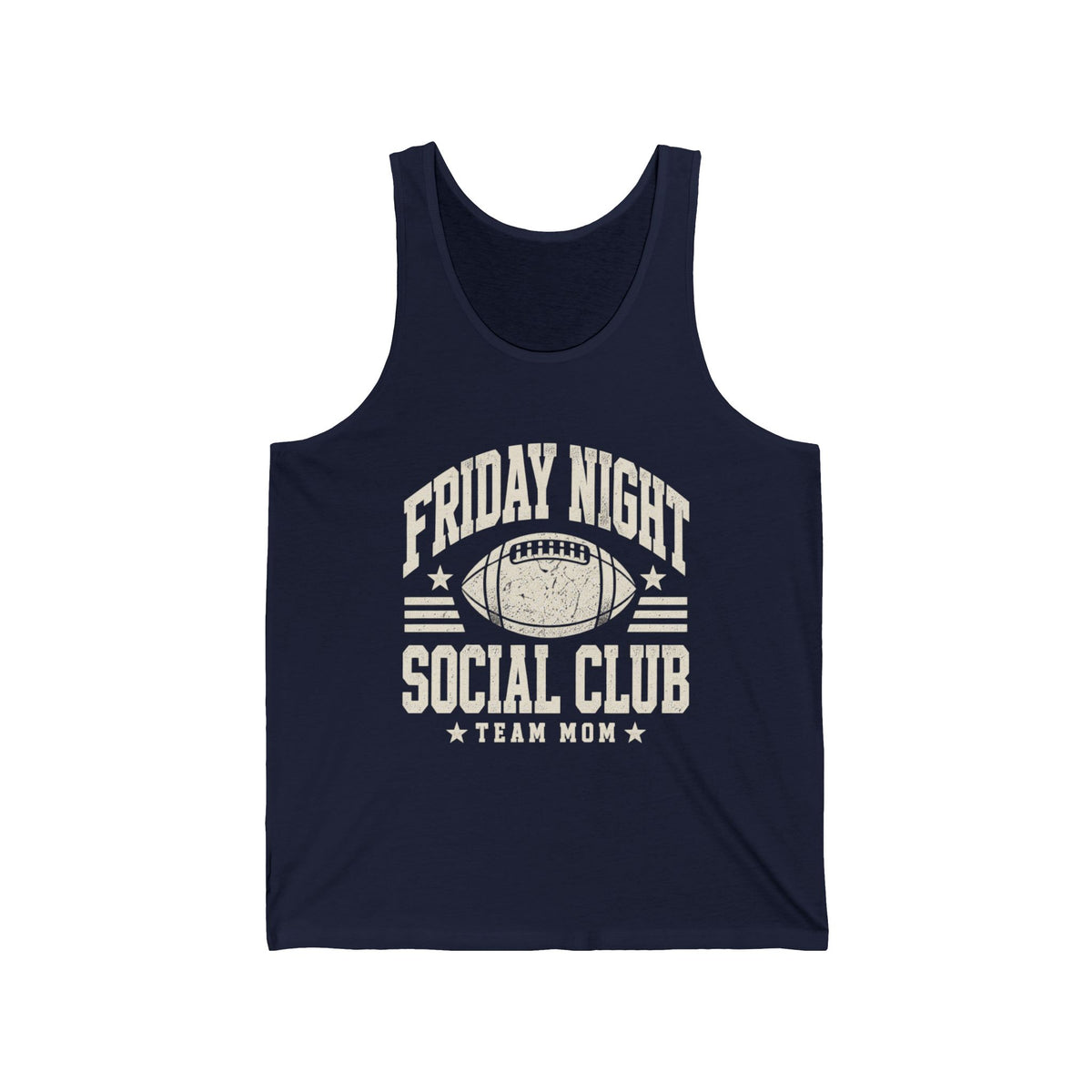 Friday Night Social Club Team Mom Tank — Personalized Gameday Jersey Tank