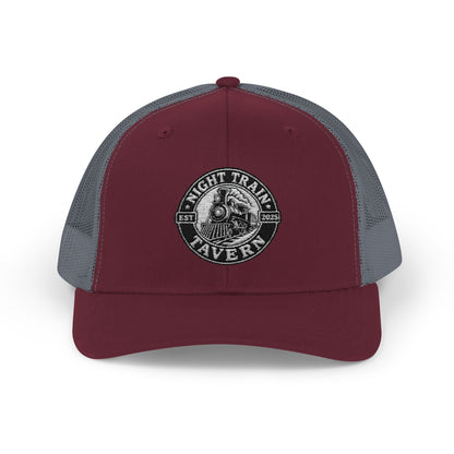 Night Train Tavern Trucker Cap-Embroidery