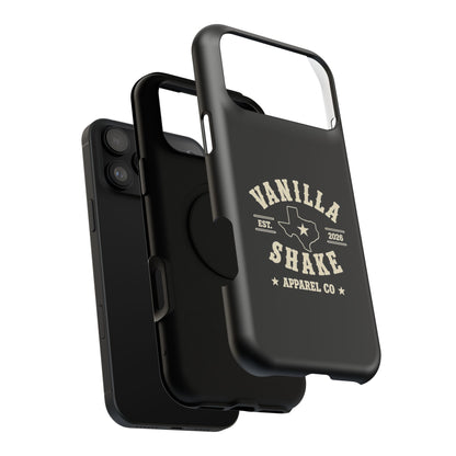 Black w/Ivory Logo lmpact-Resistant Phone Cases