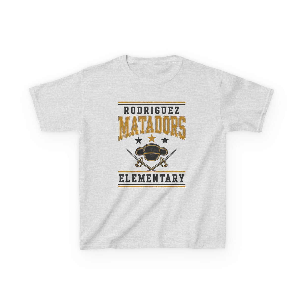 Rodriguez Matadors Elementary Kids T-Shirt — School Spirit Tee