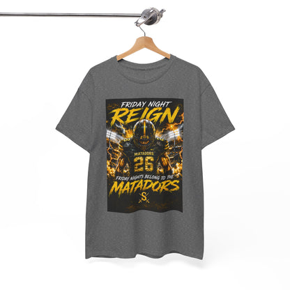 Friday Night Reign Matadors Football T‑Shirt — Team Spirit Game Day Tee