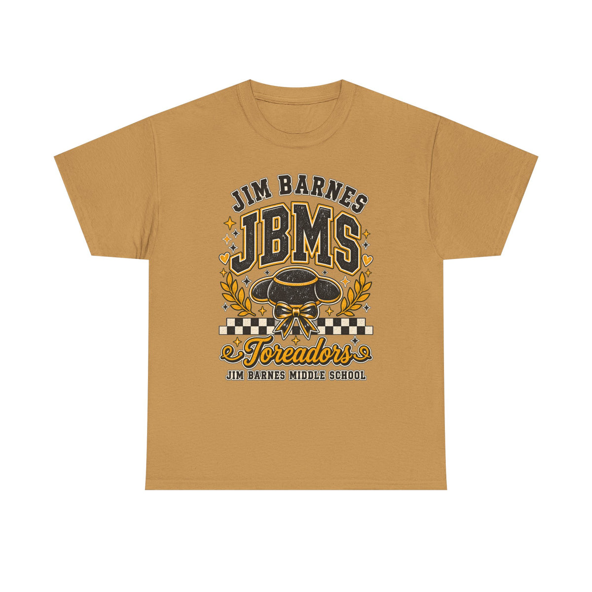 Jim Barnes JBMS Toreadors Middle School T-Shirt