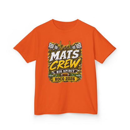 Kids Tee — "Mats Crew Big Spirit Hoco 2026" Football Crewneck