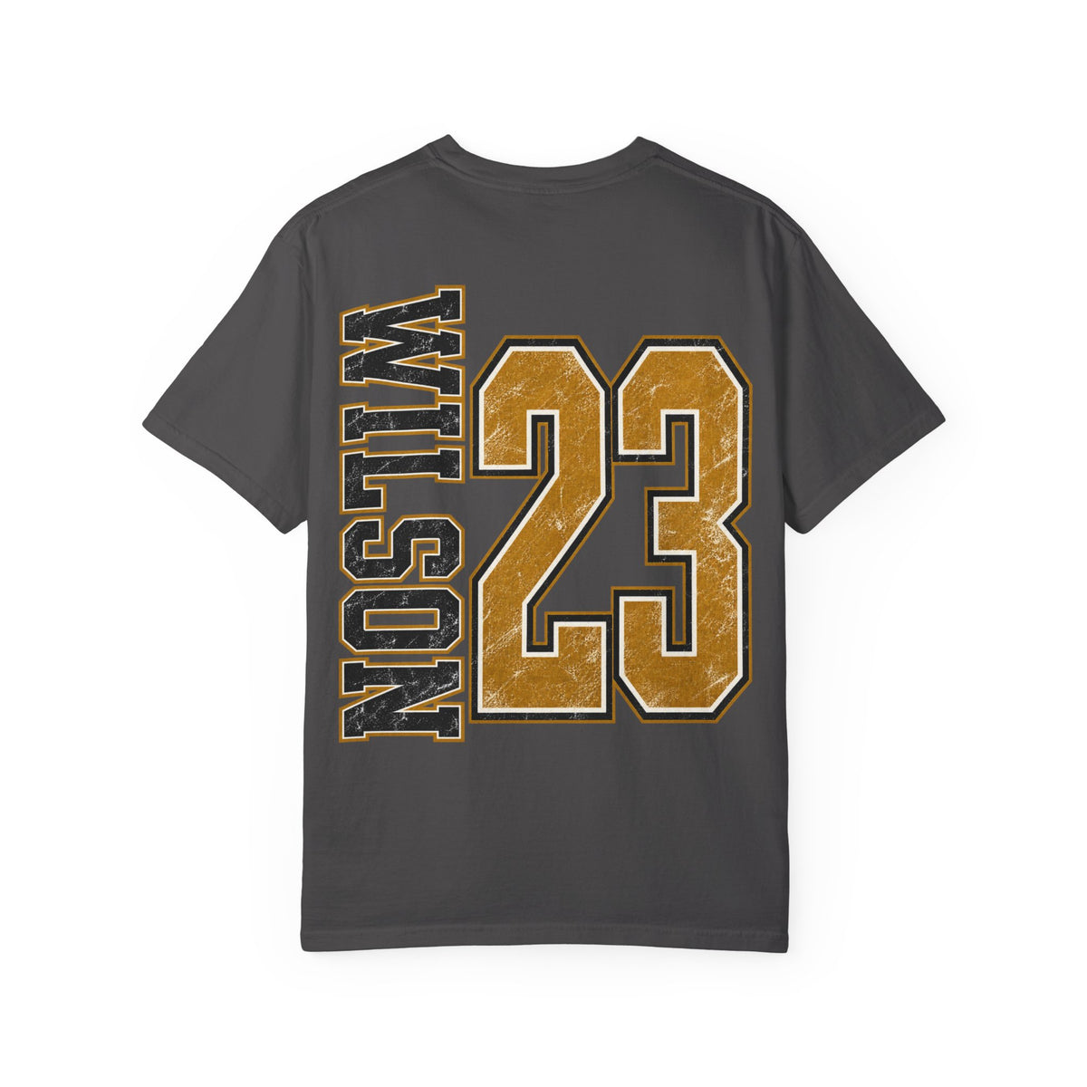 Matadors Seguin Vertical Logo T‑Shirt — Wilson 23 Back Jersey Tee