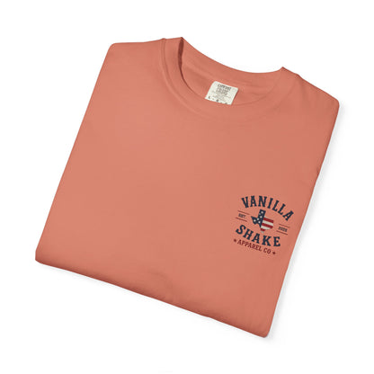 Mr. & Mrs. Shake 4th of July Unisex Garment-Dyed T-shirt