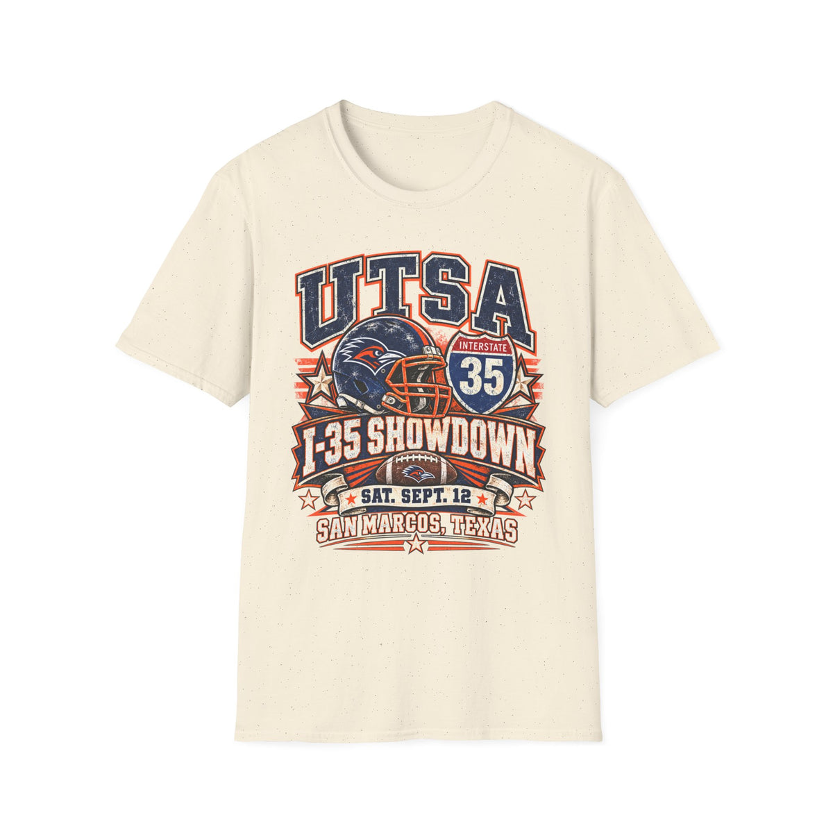 UTSA Football I-35 Showdown Tee — San Marcos Game Day Shirt