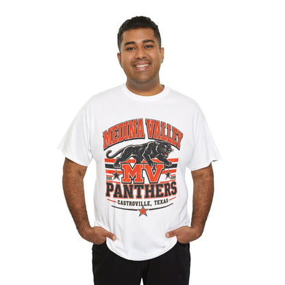 Medina Valley Panthers MV Castrovile Texas T-Shirt
