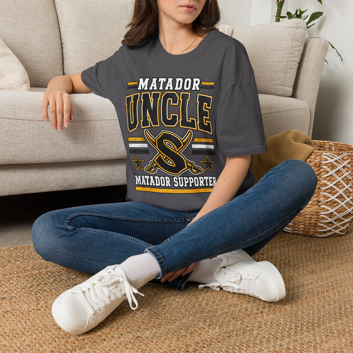 Matador Uncle T-Shirt — School Spirit Dad/Uncle Supporter Tee