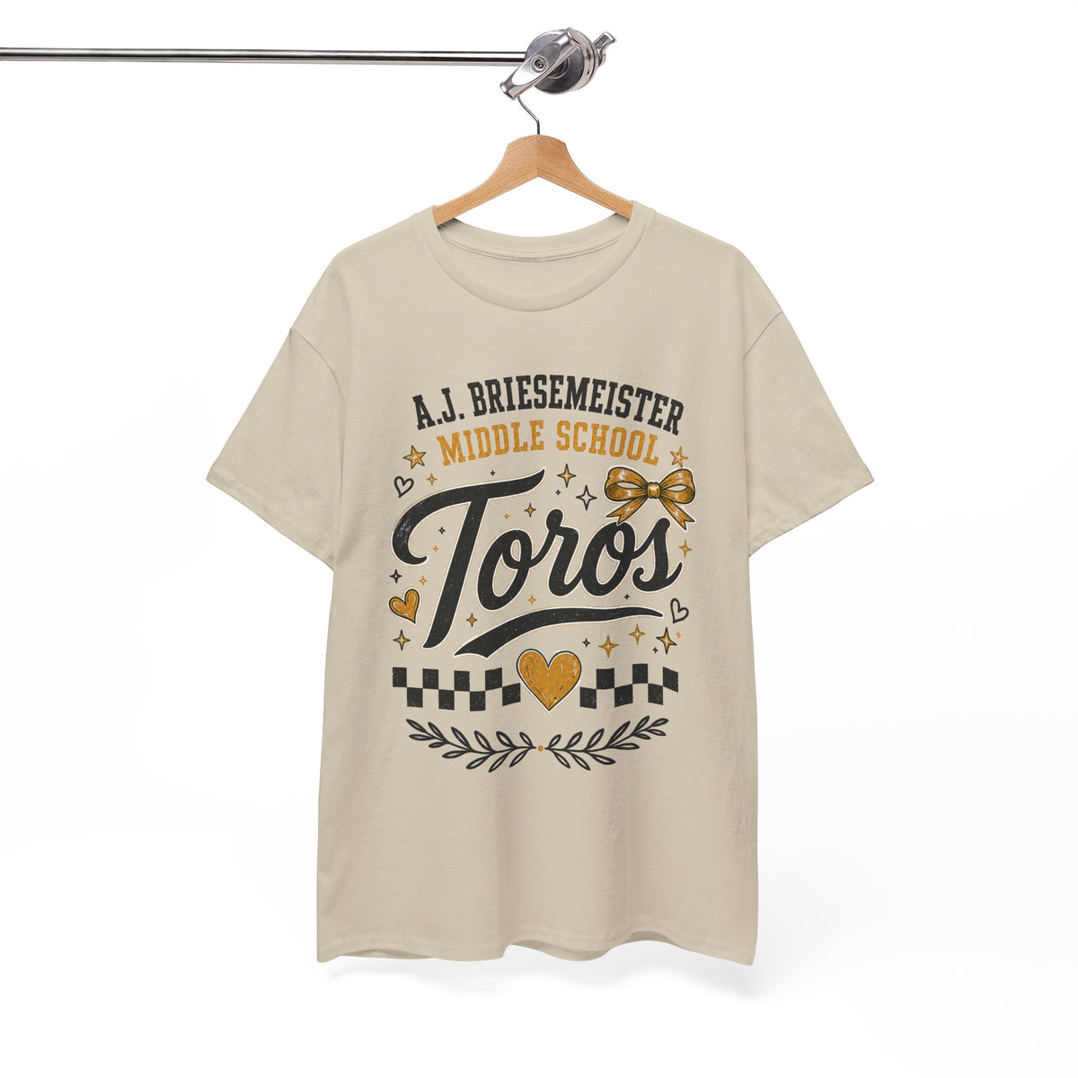 Toros Middle School Tee — L.J. Briesemaster School Spirit Shirt