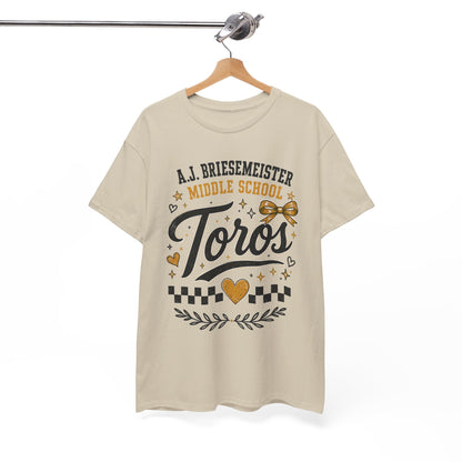Toros Middle School Tee — L.J. Briesemaster School Spirit Shirt