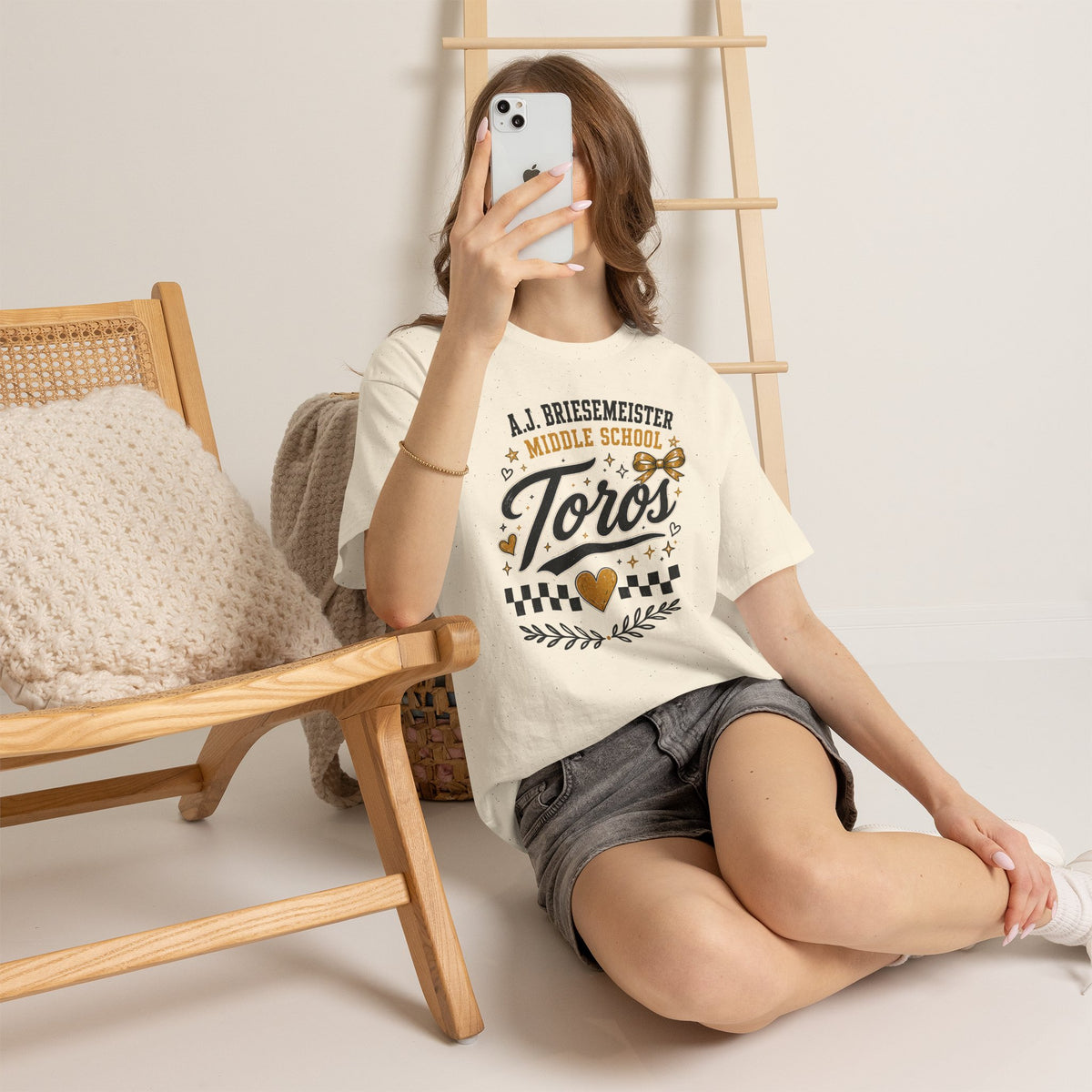 Toros Middle School Tee — L.J. Briesemaster School Spirit Shirt