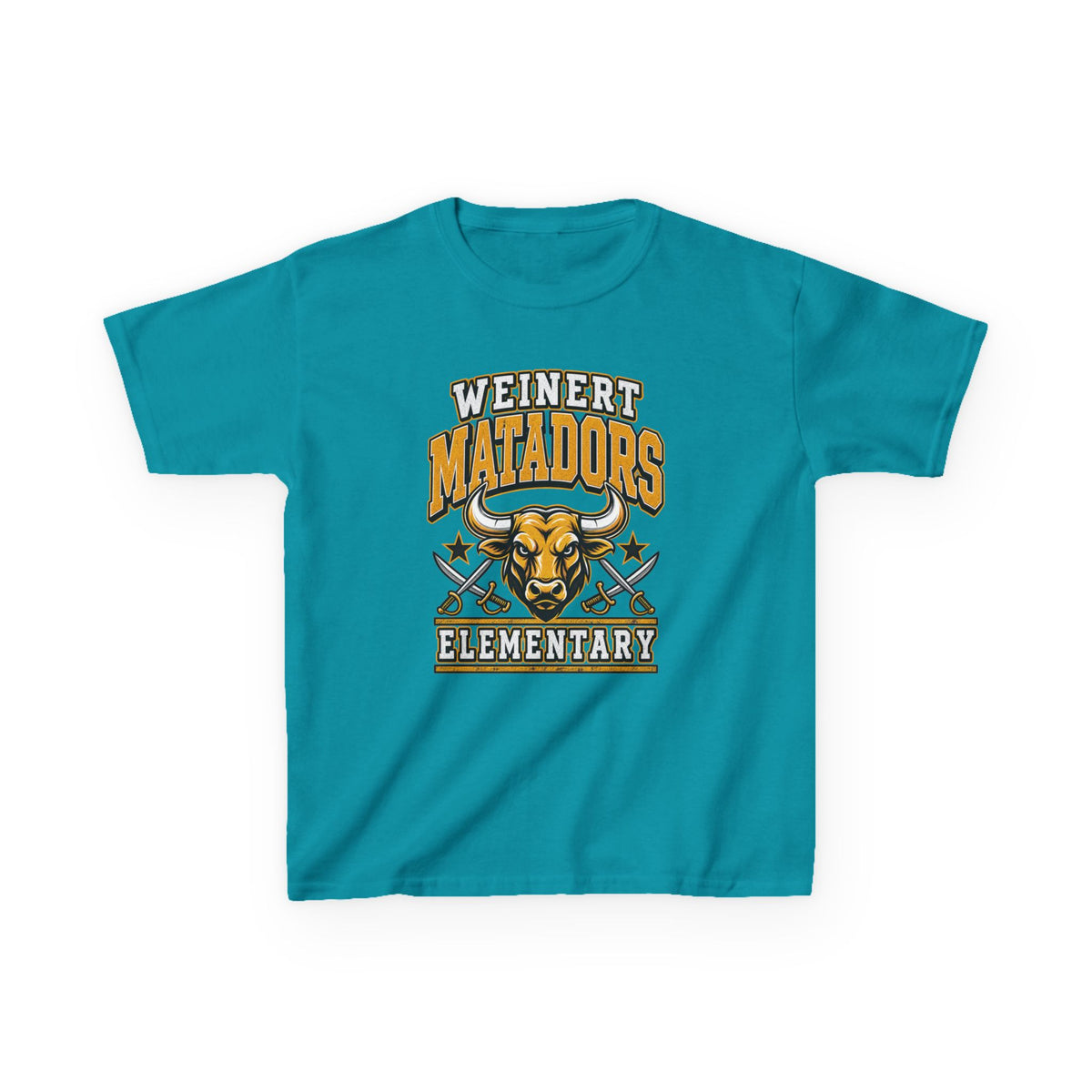 Weinert Matadors Elementary Kids T-Shirt — School Mascot Tee