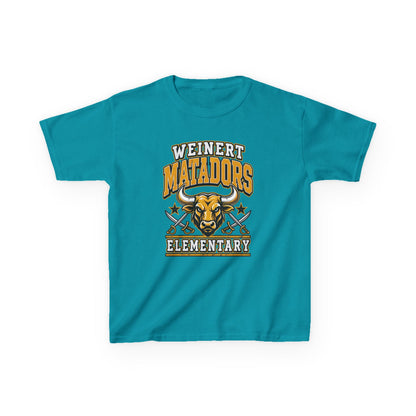 Weinert Matadors Elementary Kids T-Shirt — School Mascot Tee