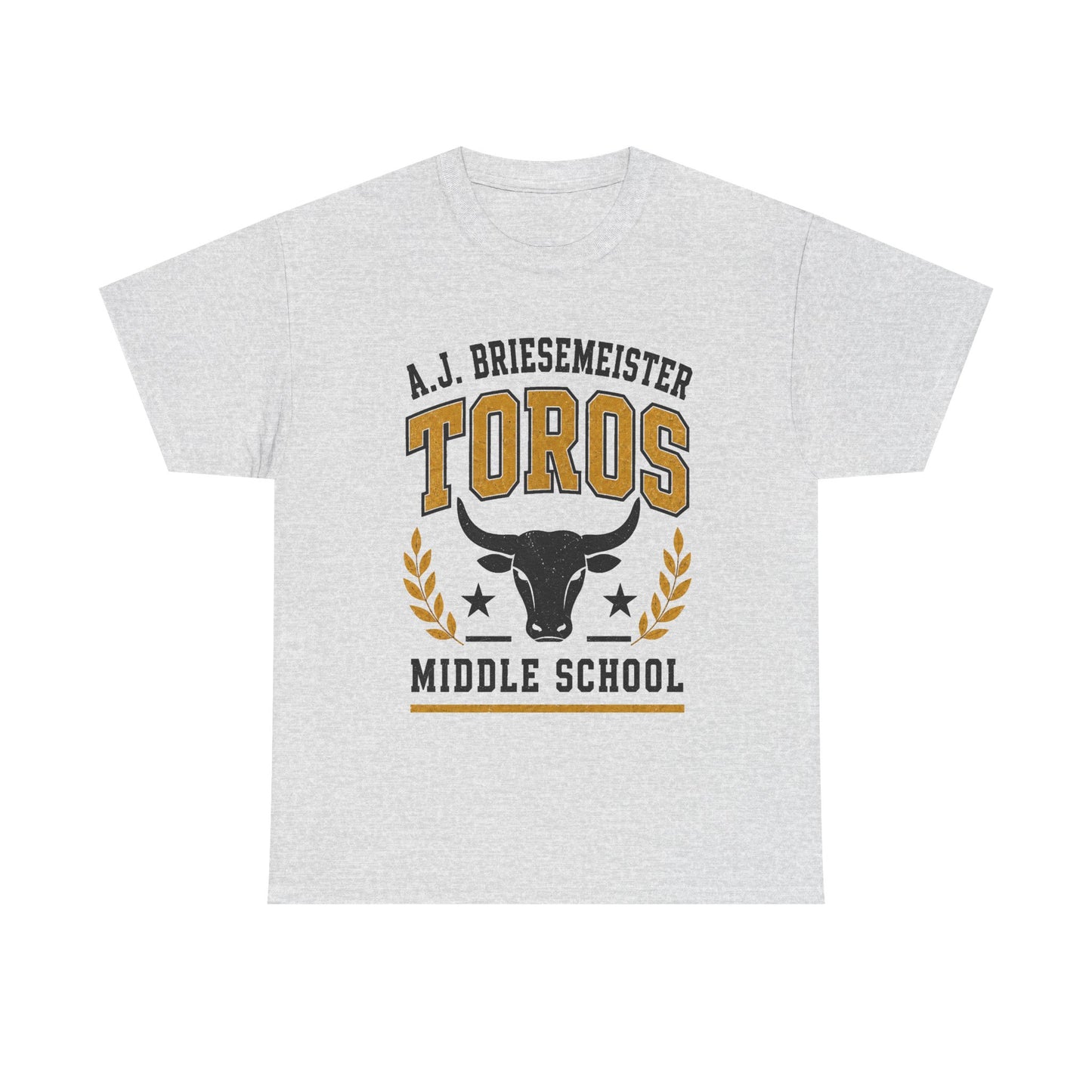 Toros Middle School Tee — A.J. Briesemeister School Spirit T-Shirt