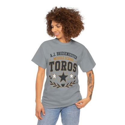 Toros Middle School Tee – A.J. Briesmeister School Spirit Shirt