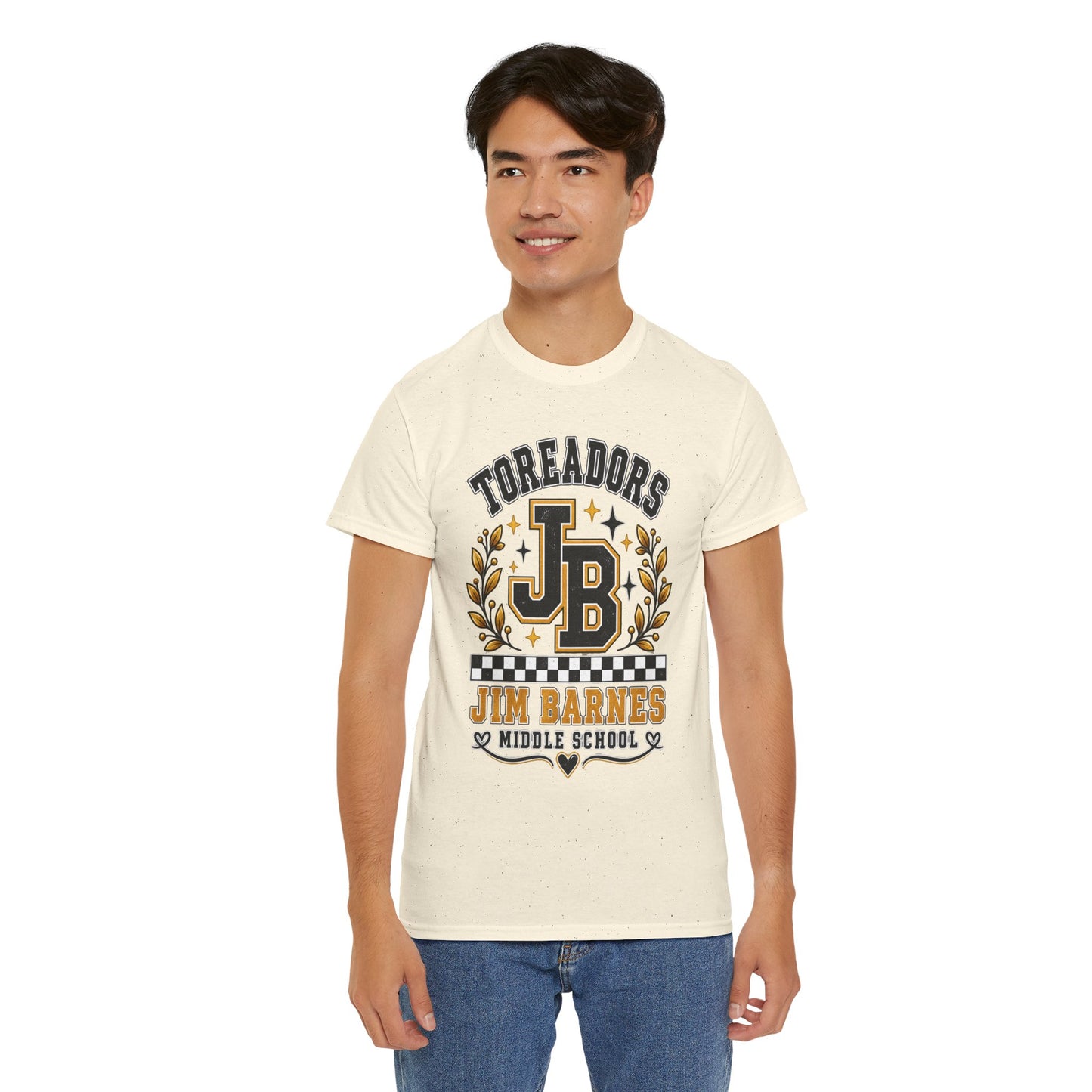 Toreadors JB Jim Barnes Middle School Tee — School Spirit Graphic T-Shirt