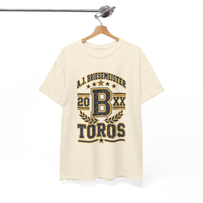 Toros Sports Crest Tee — A.J. Briesemeister Vintage Athletic Shirt