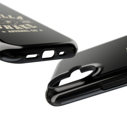 Black w/Ivory Logo lmpact-Resistant Phone Cases