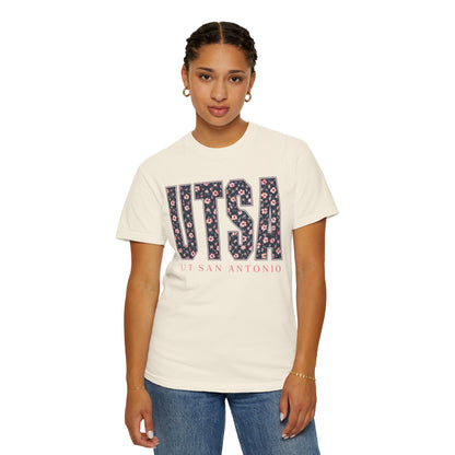 UTSA Floral Logo T‑Shirt — UT San Antonio Collegiate Tee
