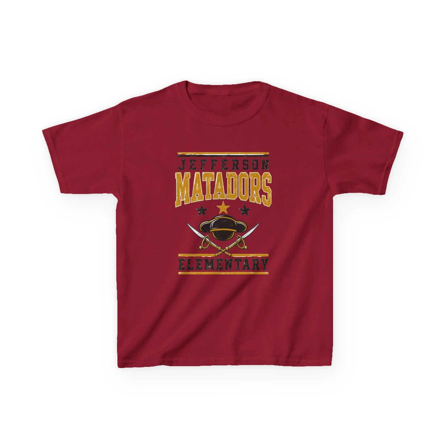 Jefferson Matadors Elementary Kids T-Shirt — School Spirit Tee