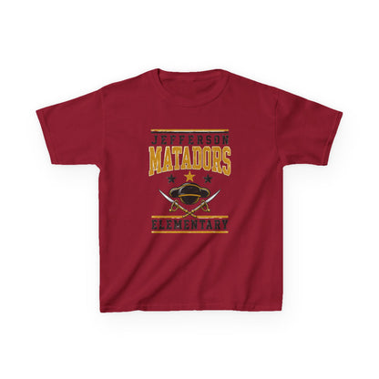 Jefferson Matadors Elementary Kids T-Shirt — School Spirit Tee