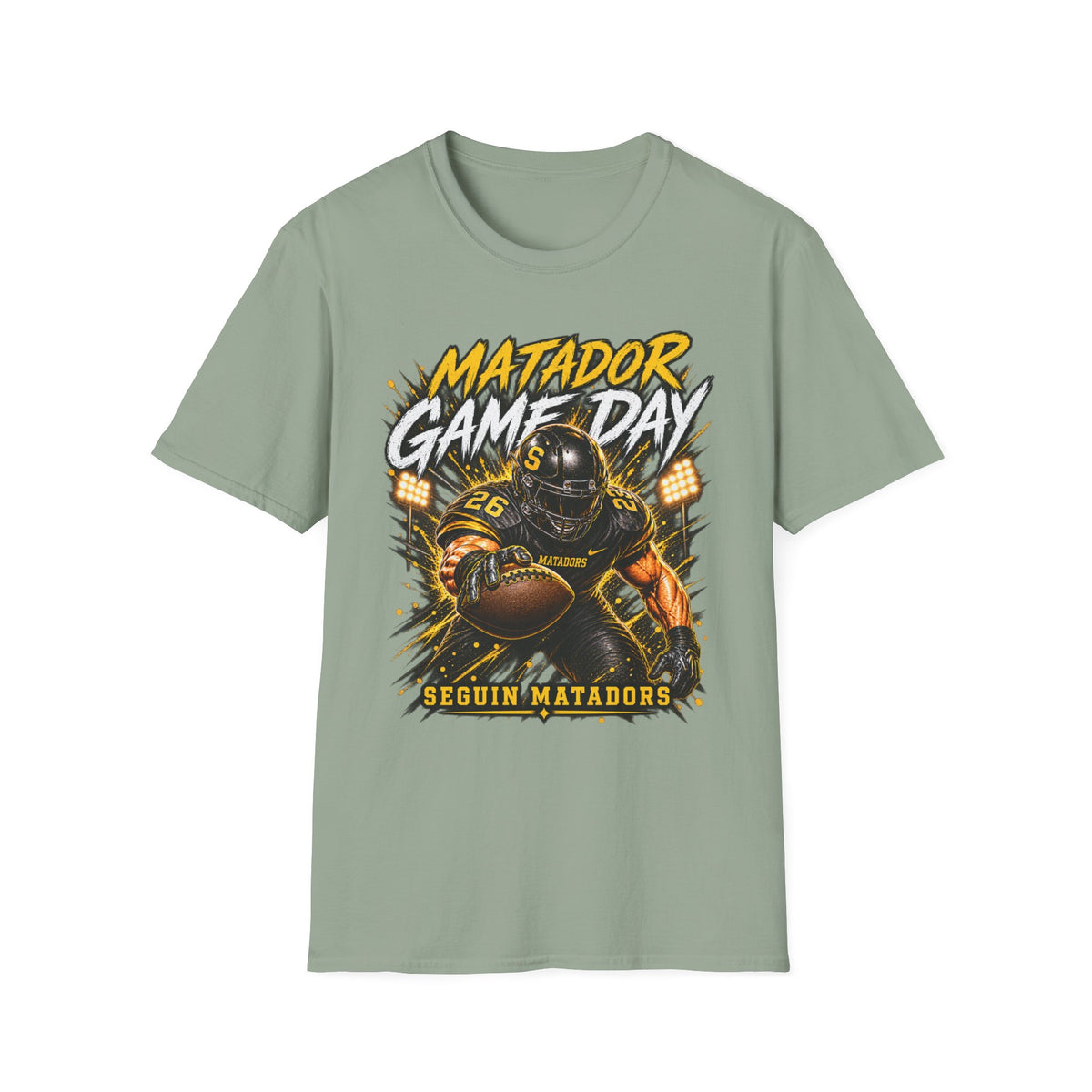 Matador Game Day Football T-Shirt — Seguin Matadors Fan Tee