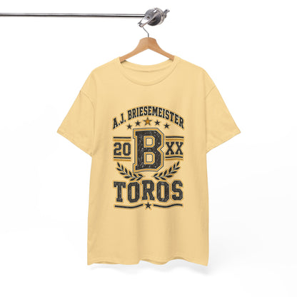 Toros Sports Crest Tee — A.J. Briesemeister Vintage Athletic Shirt
