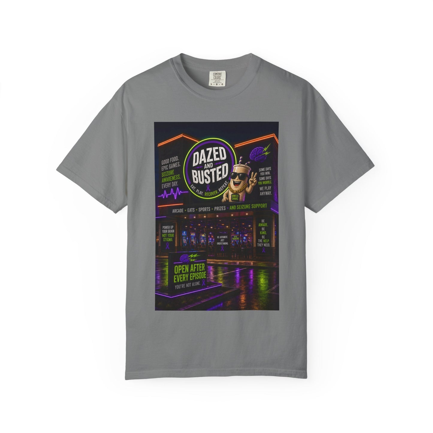 Dazed & Busted Neon Arcade T-Shirt