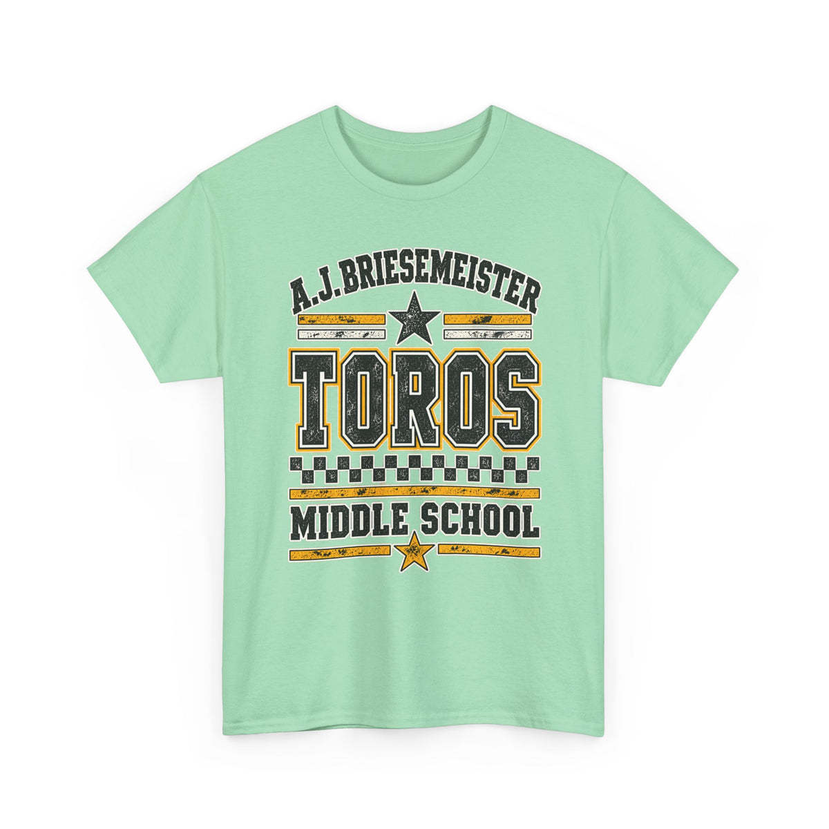 Toros Middle School Tee — A.J. Briesemeister School Spirit T-Shirt