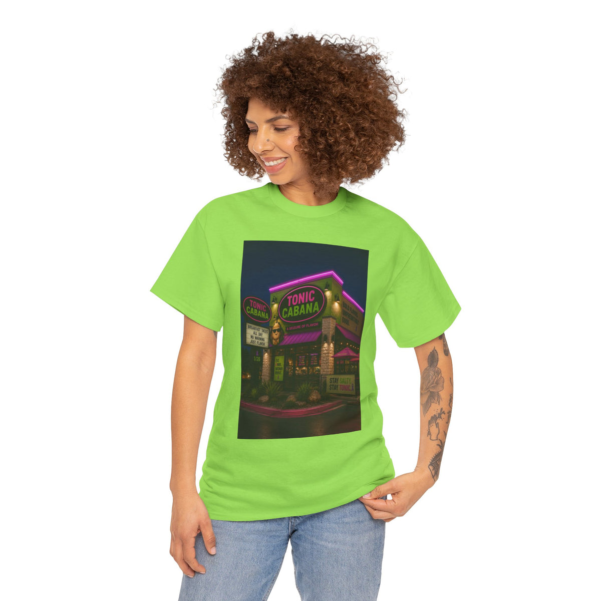 T-Shirt — Neon Tonic Cabana Nightclub Graphic Tee