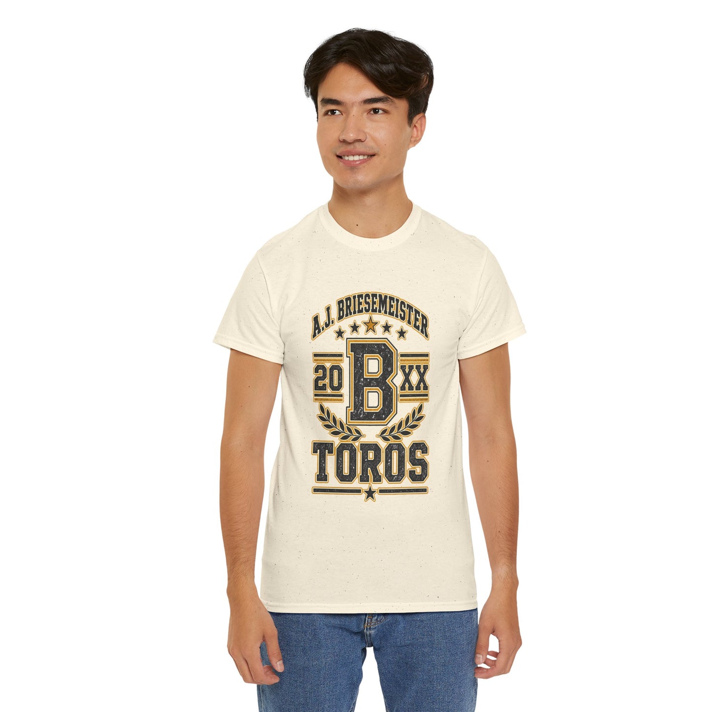 Toros Sports Crest Tee — A.J. Briesemeister Vintage Athletic Shirt