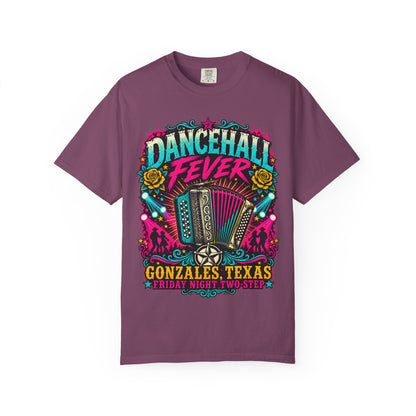 Dancehall Fever Accordion T-Shirt — Gonzales, Texas Friday Night Two-Step