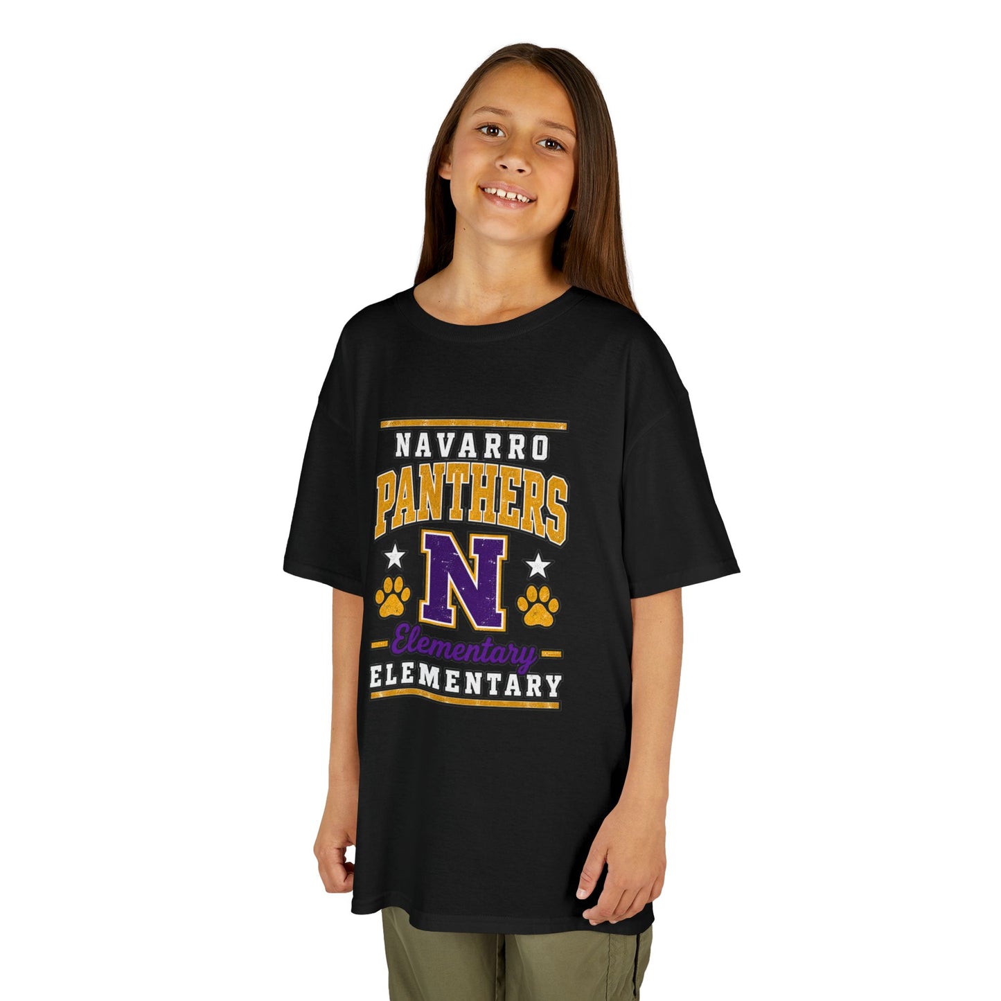 Navarro Panthers Kids T-Shirt — 'N' Elementary School Spirit Tee