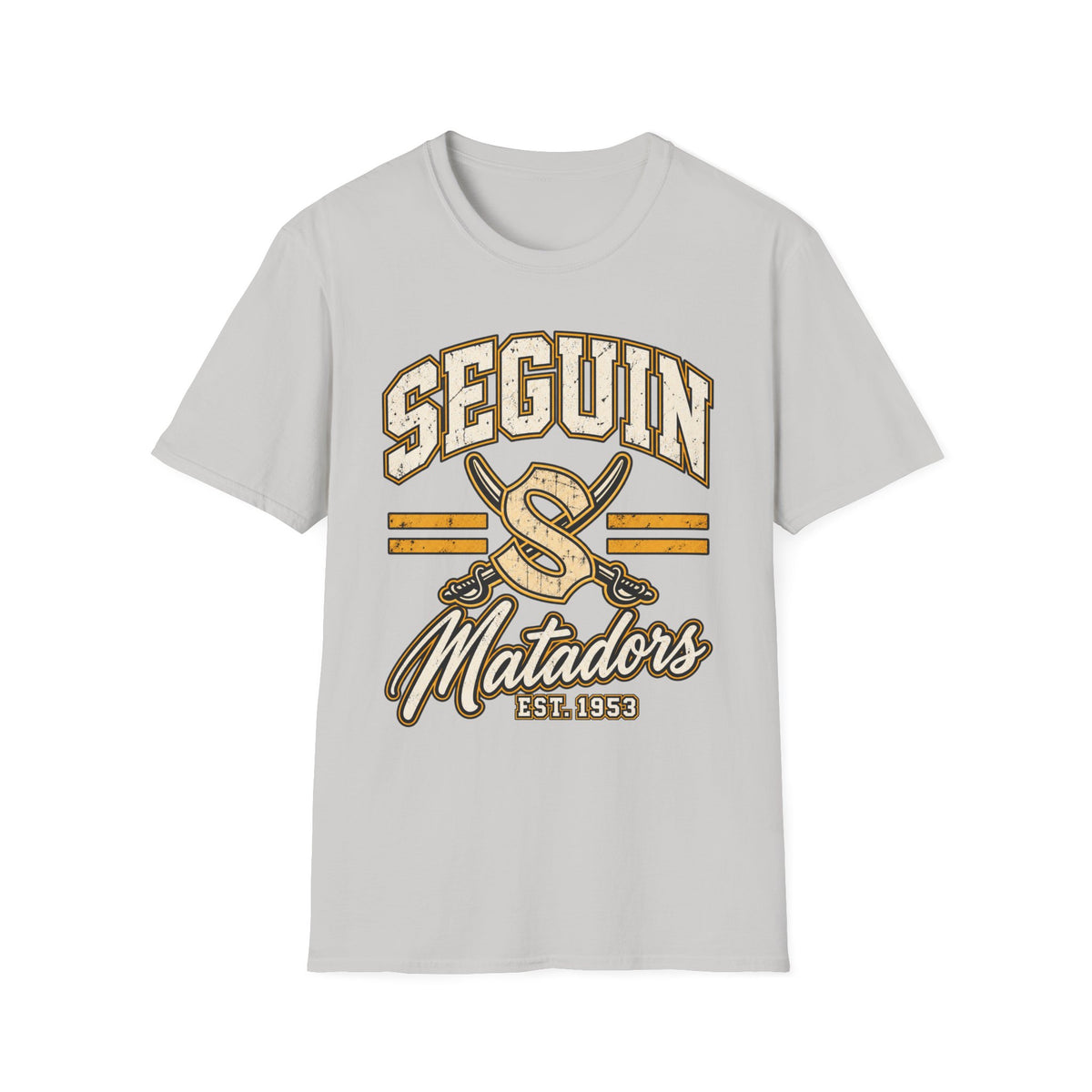 Seguin Matadors Vintage T-Shirt — School Spirit Baseball Design