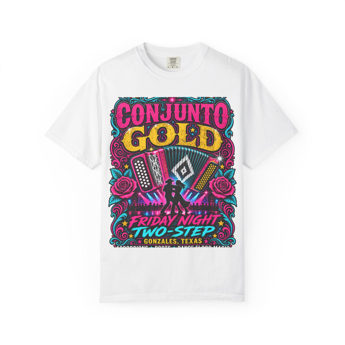 Conjunto Gold Friday Night Two-Step Graphic T-Shirt