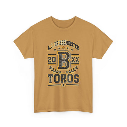 Toros Sports Crest Tee — A.J. Briesemeister Vintage Athletic Shirt