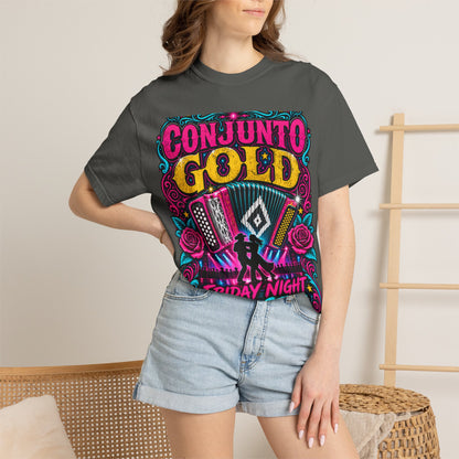 Conjunto Gold Friday Night Two-Step Graphic T-Shirt