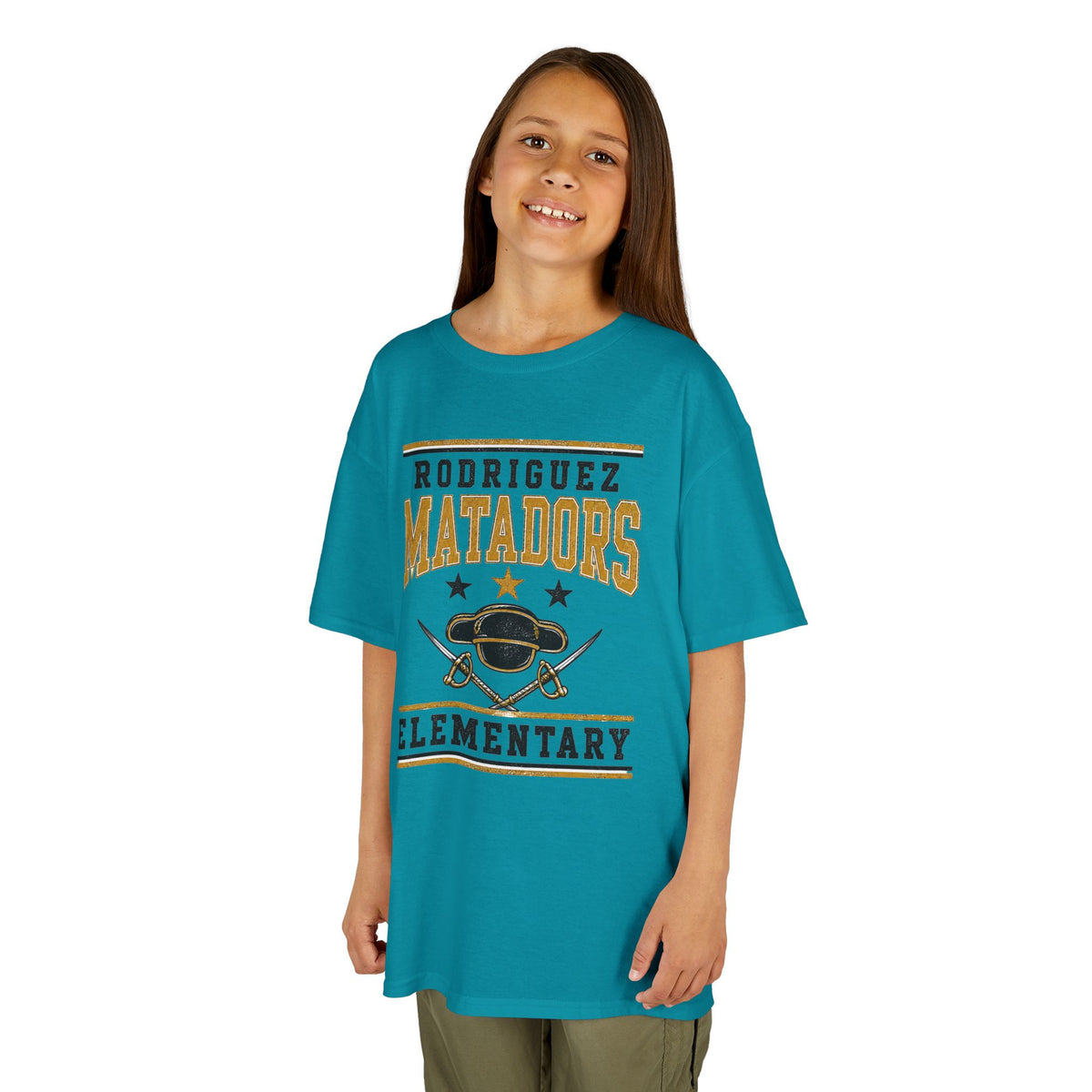 Rodriguez Matadors Elementary Kids T-Shirt — School Spirit Tee