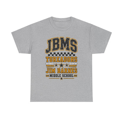 Jim Barnes Middle School Toreadors Tee — JBMS School Spirit T-Shirt