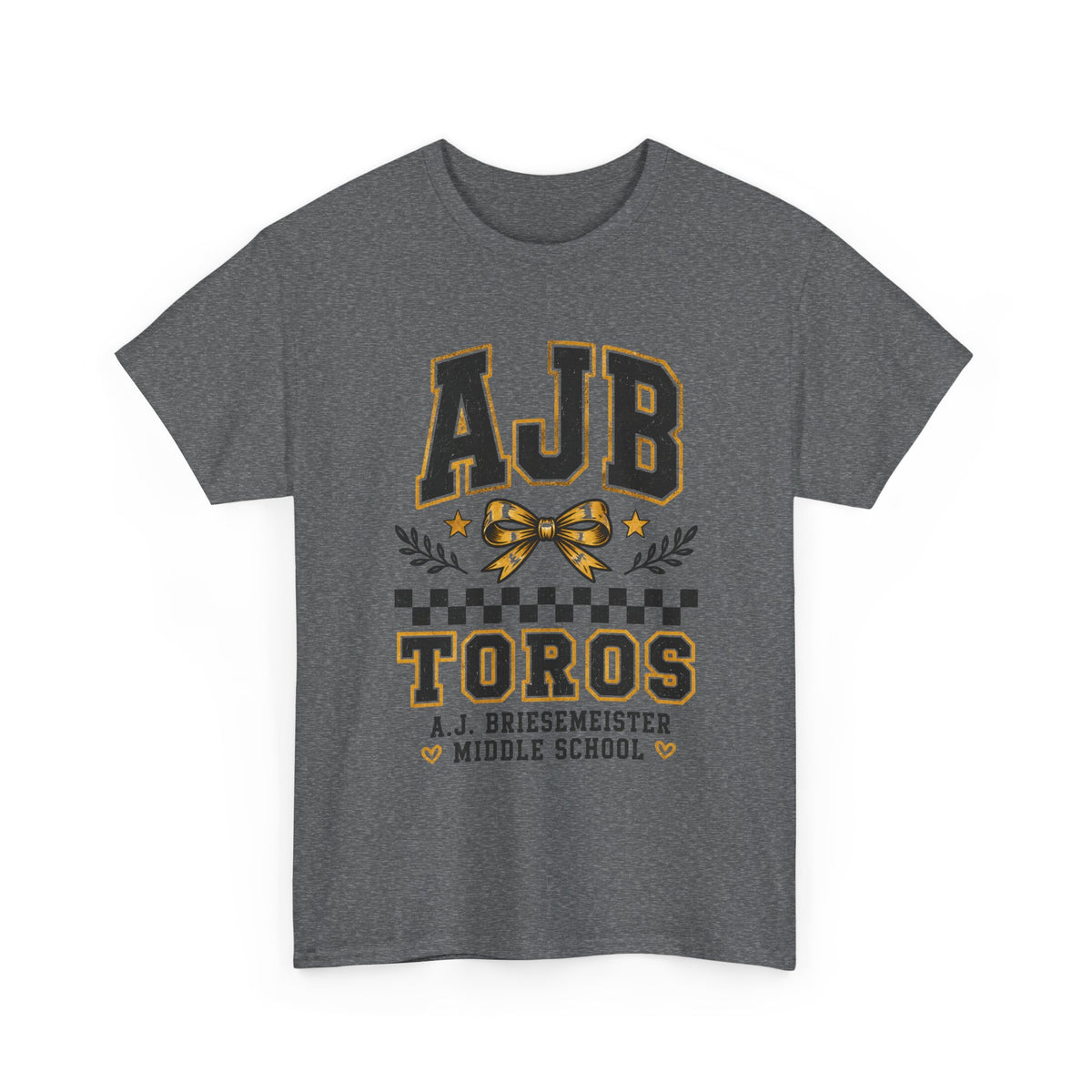 AJB Toros Middle School T-Shirt — AJ Bresemeister School Spirit Tee