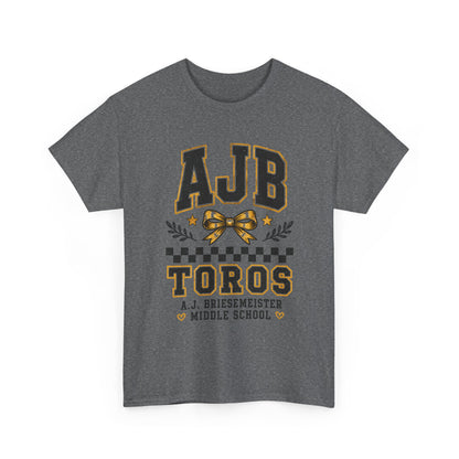 AJB Toros Middle School T-Shirt — AJ Bresemeister School Spirit Tee
