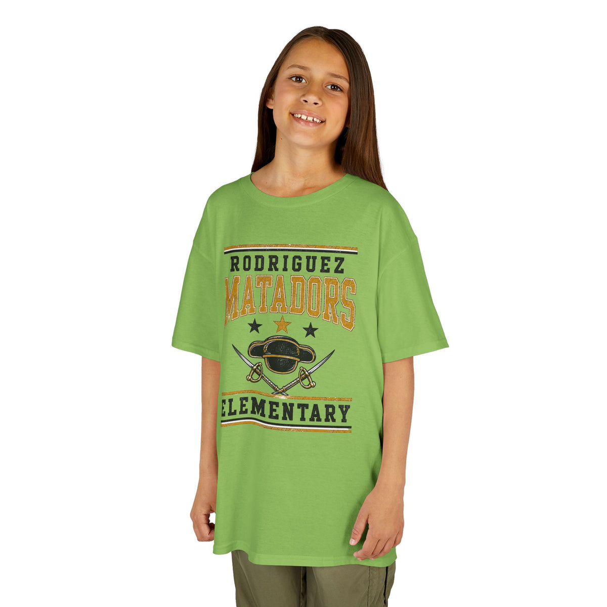 Rodriguez Matadors Elementary Kids T-Shirt — School Spirit Tee