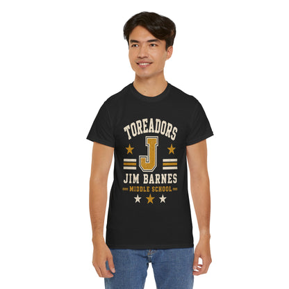 Toreadors Jim Barnes School Letterman Tee — Vintage School Spirit T-Shirt