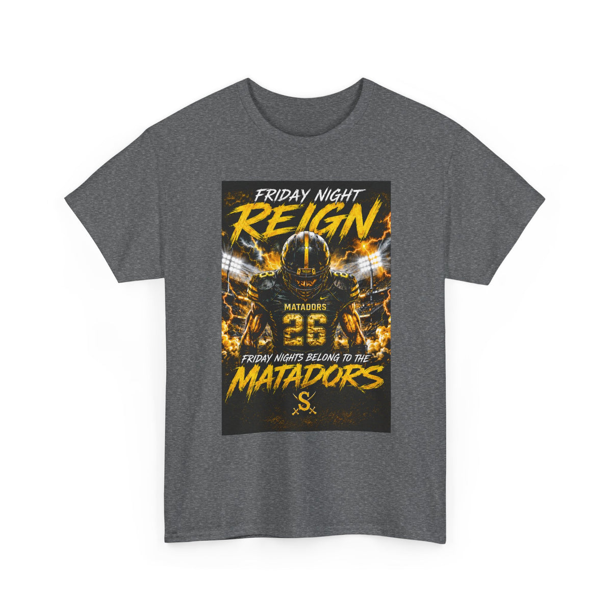 Friday Night Reign Matadors Football T‑Shirt — Team Spirit Game Day Tee