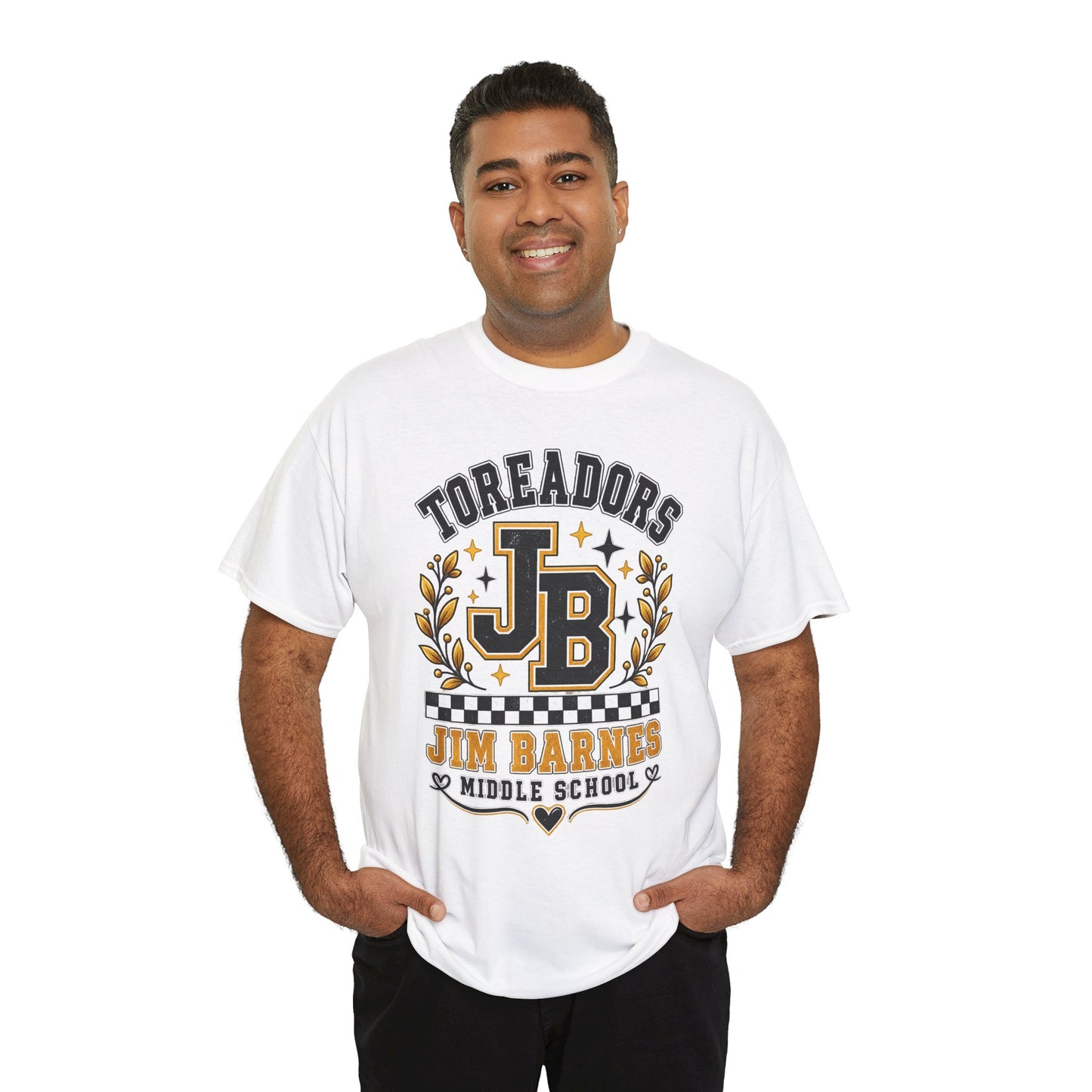 Toreadors JB Jim Barnes Middle School Tee — School Spirit Graphic T-Shirt