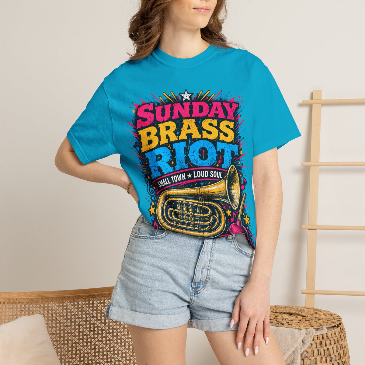 Sunday Brass Riot T‑Shirt — Gonzales Texas Band Tee