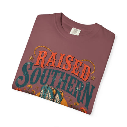 Raised Southern T-Shirt — Gonzales, Texas Retro Western Tee